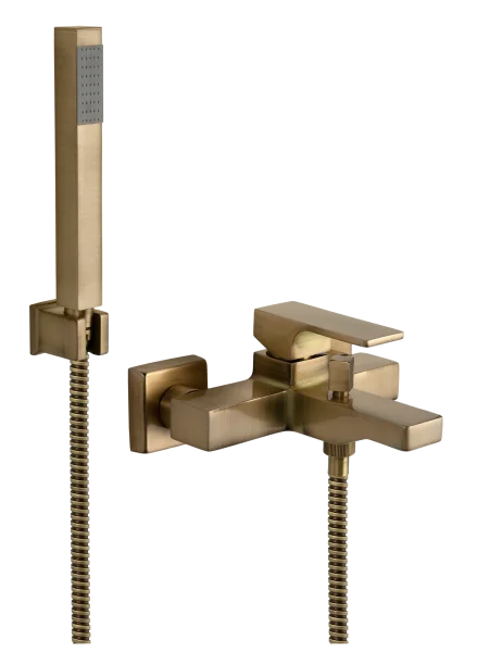 Смеситель для ванны Remer Absolute AU02VO, состаренная латунь