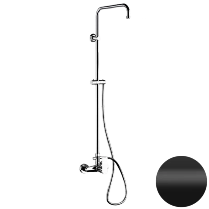 Душевая система Remer Energy EY37ASSDNO, черный матовый