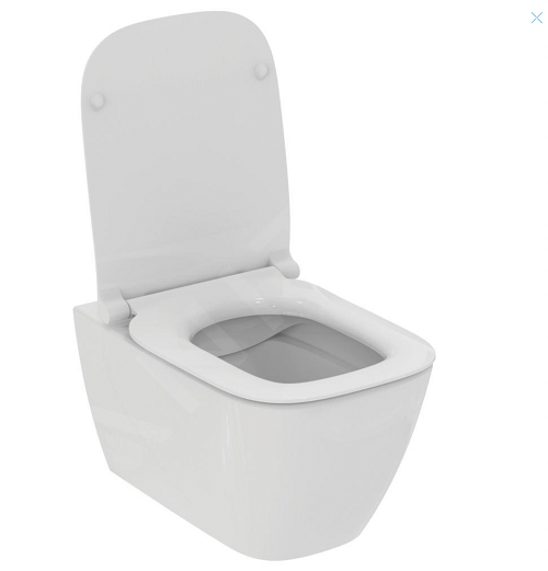 Унитаз подвесной Ideal Standard I.Life B  с тонким сиденьем Soft-Close T461401+T500301