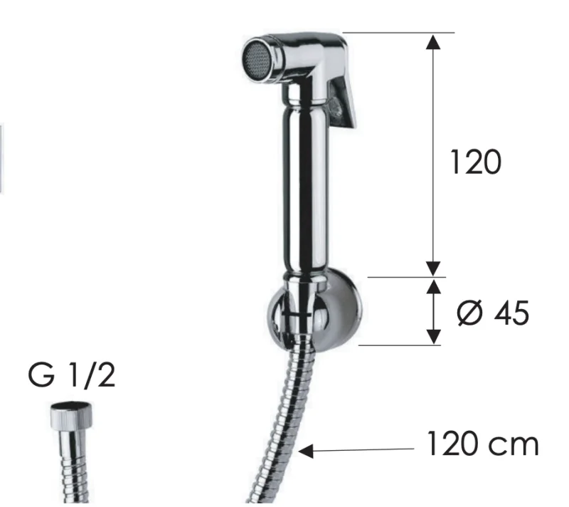 Гигиенический набор Remer 332332OLA, хром