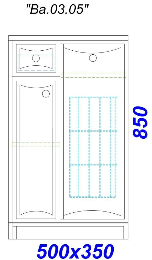 Комод Aqwella Барселона белый