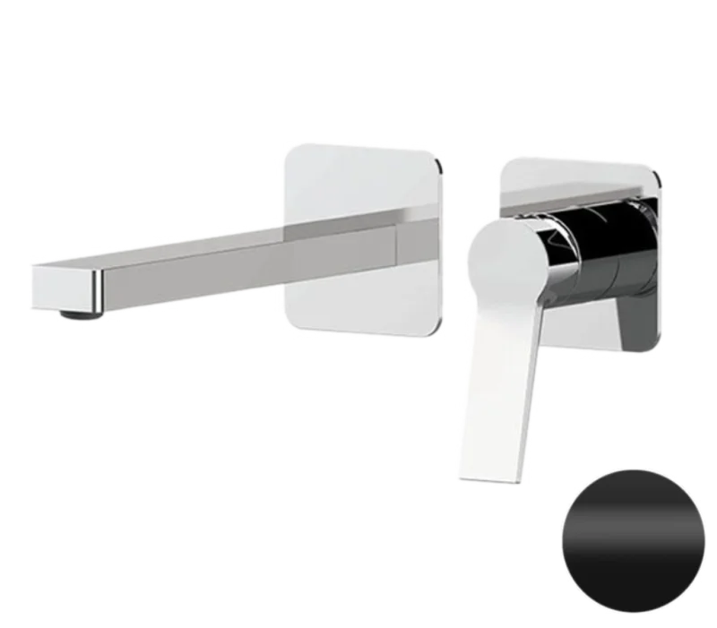 Смеситель для раковины Remer Slash SL15PLNO, черный матовый