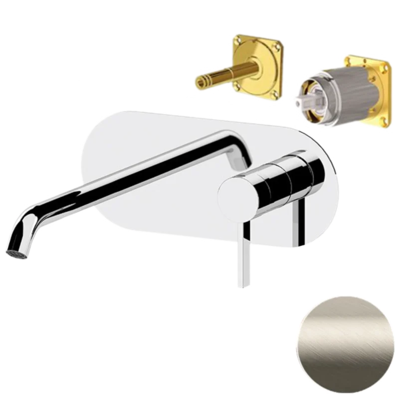 Смеситель для раковины Remer Metrica MC15LKBXV, сталь