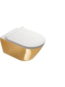 Унитаз подвесной Catalano Zero 55х35, GOLD&SILVER, торнадо, арт1111550042