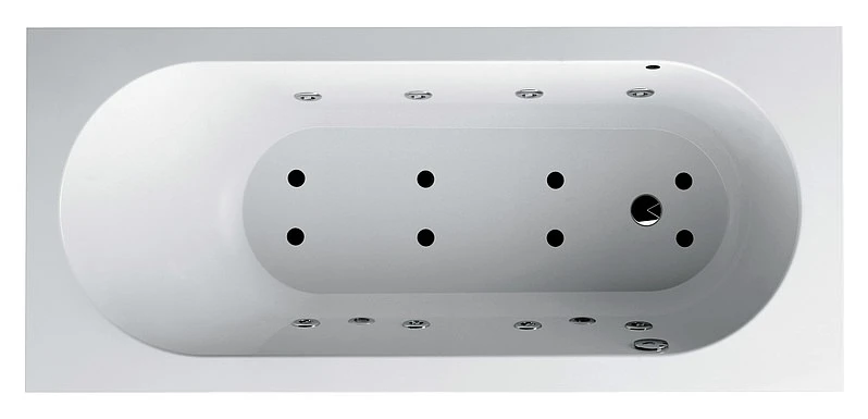 Квариловая ванна Villeroy & Boch Oberon UBQ180OBE2V-01 alpin