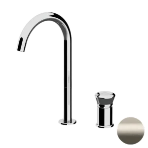 Смеситель для раковины Remer Element ET57LXV, сталь