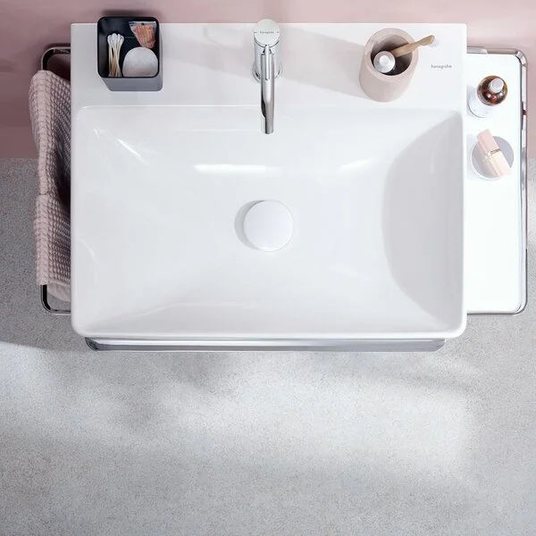 Смеситель для умывальника Hansgrohe Tecturis S 110, без донного клапана, хром, 73311000