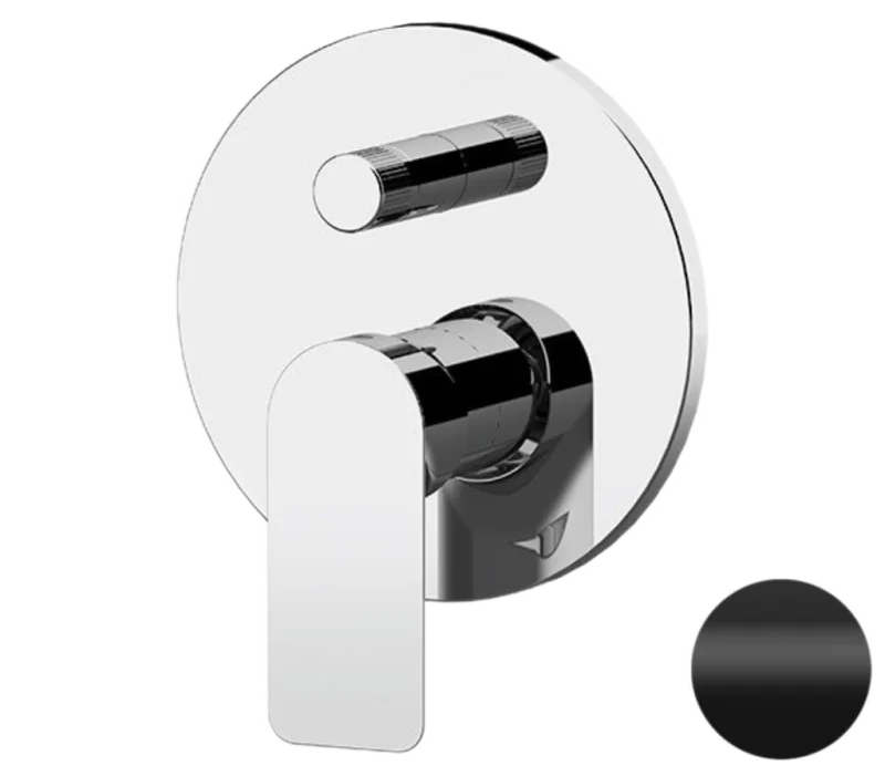 Смеситель для душа Remer Infinity I09HNO, черный матовый