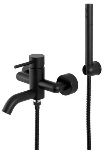 Смеситель для ванны Remer X Style X02NO, черный матовый