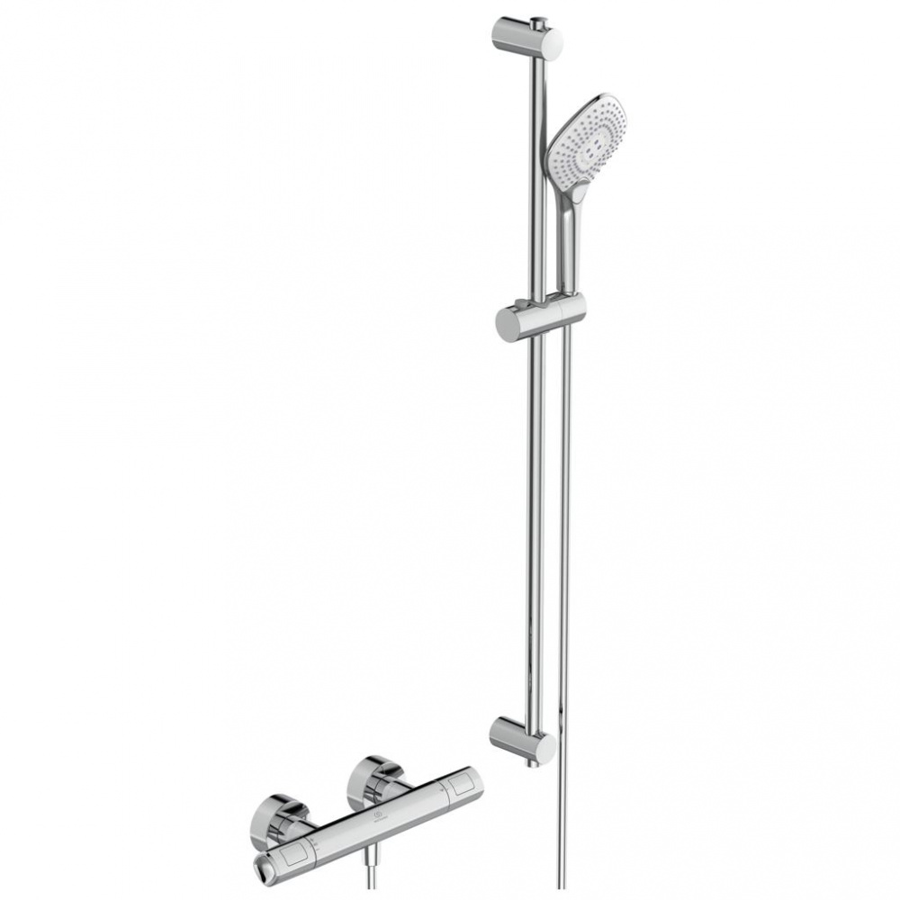 Душевая система Ideal Standard Ceratherm T100 A7235AA термостатическая с душевым гарнитуром