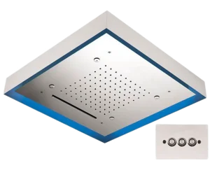 Верхний душ потолочный с подсветкой 57 см Remer 357LS57NC