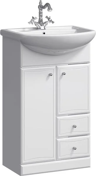 Тумба Aqwella Барселона 55 под умывальник белая