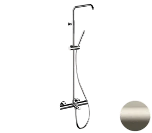 Душевая система термостатическая с изливом Remer Elegance EQ34A7MMSSOFXV, сталь