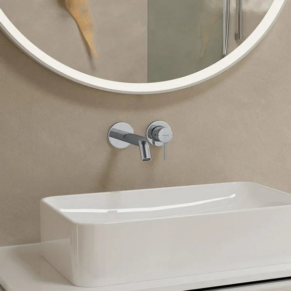 Смеситель для раковины Hansgrohe Tecturis S 165, хром, 73350000