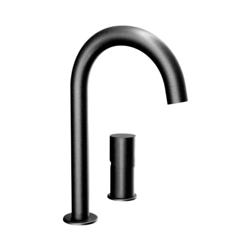 Смеситель для раковины Remer Edge EG557CFP, черный брашированный хром