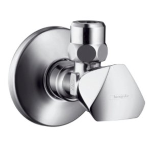Угловой запорный вентиль Hansgrohe E, 1/2" x 3/8", 13902000