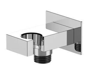 Держатель ручного душа с подключением шланга Remer 337W, хром