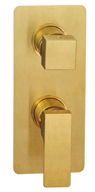 Смеситель для душа Remer Absolute AU93KBBG, золото брашированное