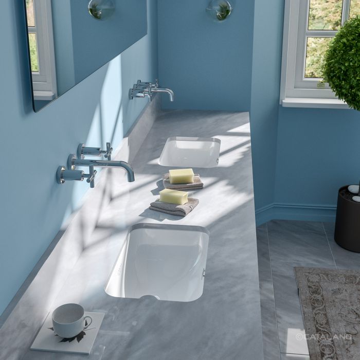 Раковина под столешницу Catalano Italy 50х35, арт.0727500001, белый глянцевый