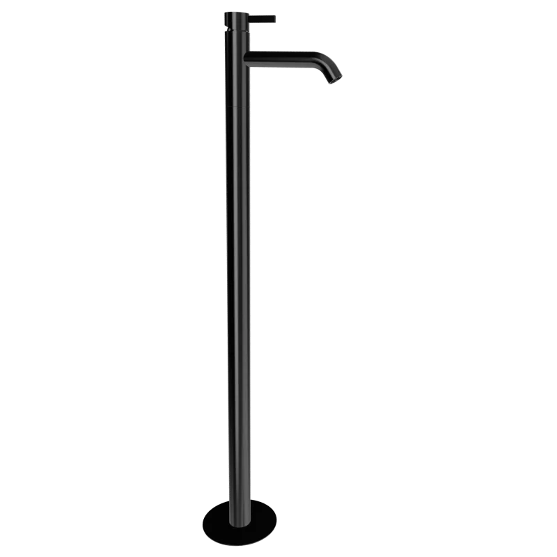 Смеситель для раковины Remer Metrica MC18CFP, черный брашированный хром