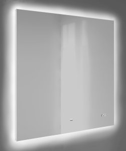 Зеркало Raval Kvadro с подсветкой и часами