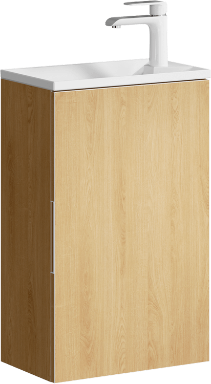 Тумба подвесной Aqwella Accent 42 под умывальник дуб золотой