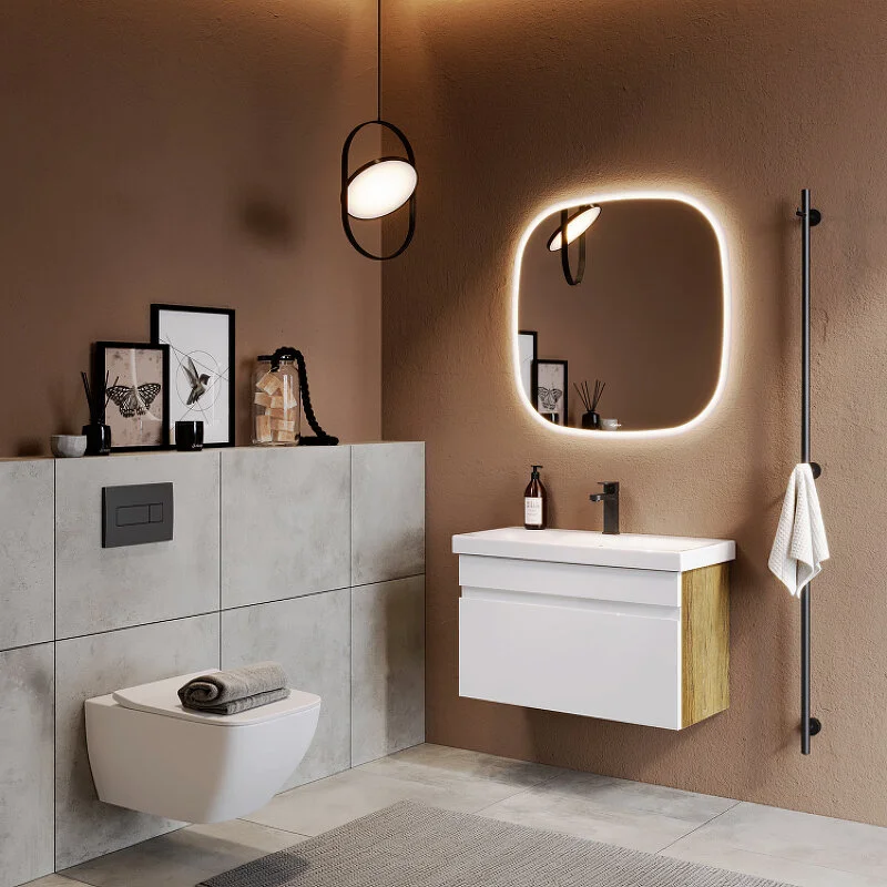 AQWELLA Aura зеркало 80 см