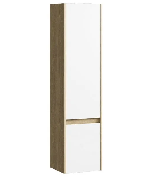 Шкаф-пенал подвесной Aqwella Сити 35 дуб балтийский