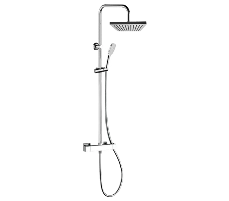 Душевая система термостатическая Remer Absolute ST32X8CPSD25, хром