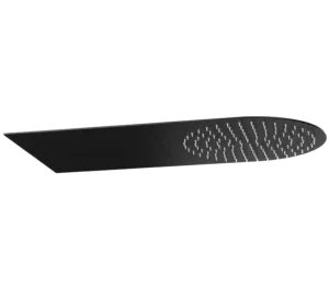 Верхний душ настенный 50x20 см Remer 350UFMCANOX, черный матовый