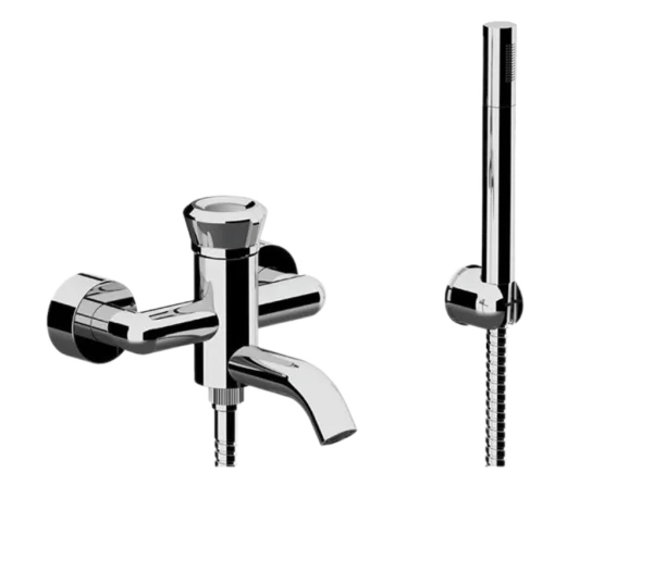 Смеситель для ванны Remer Element ET02, хром