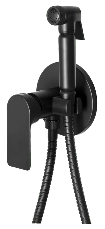 Гигиенический душ со смесителем Remer Infinity I65NO, черный матовый