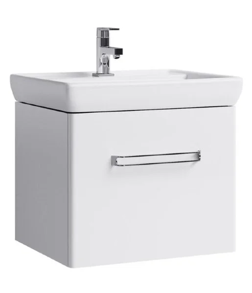 Тумба подвесной Aqwella Нео 60 под умывальник белая