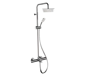 Душевая система термостатическая с изливом Remer EQ34A8CPUFS25G