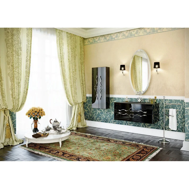 Шкаф-пенал Aqwella Clarberg Due amanti DUE0505BLK черный