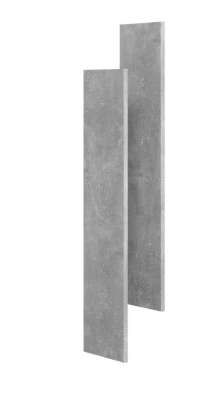 Комплект боковин зеркального шкафа Aqwella Mobi MOB0717BS, бетон светлый