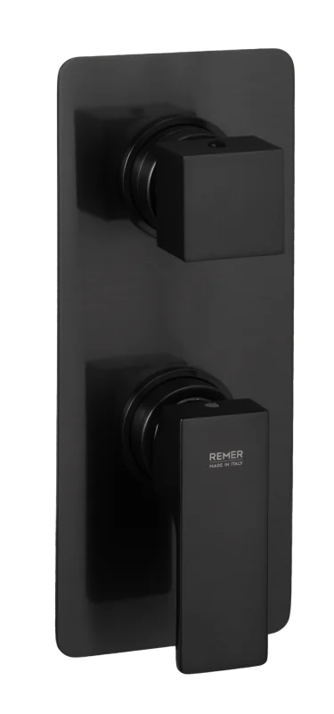 Смеситель для душа Remer Absolute AU93KBCFP, чёрный брашированный хром