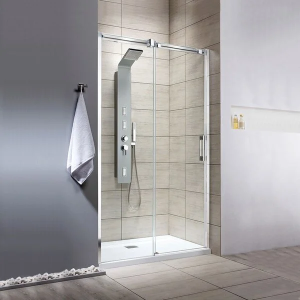 Душевая дверь Radaway Espera KDJ, DWJ 545 L, 54.5 х 200 см, стекло прозрачное, профиль хром, левая, 380545-01L