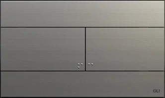 Кнопка смыва механическая OLI Slim 057141 INOX (нержавеющая сталь)