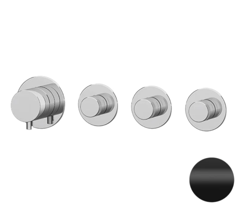 Смеситель для душа Remer X Style N98D3PNO, черный матовый