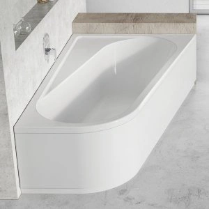 Передняя панель Ravak CHROME 160x105 L белая