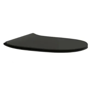 Сиденье и крышка Scarabeo Moon softclose черное матовое, арт. 5530B49