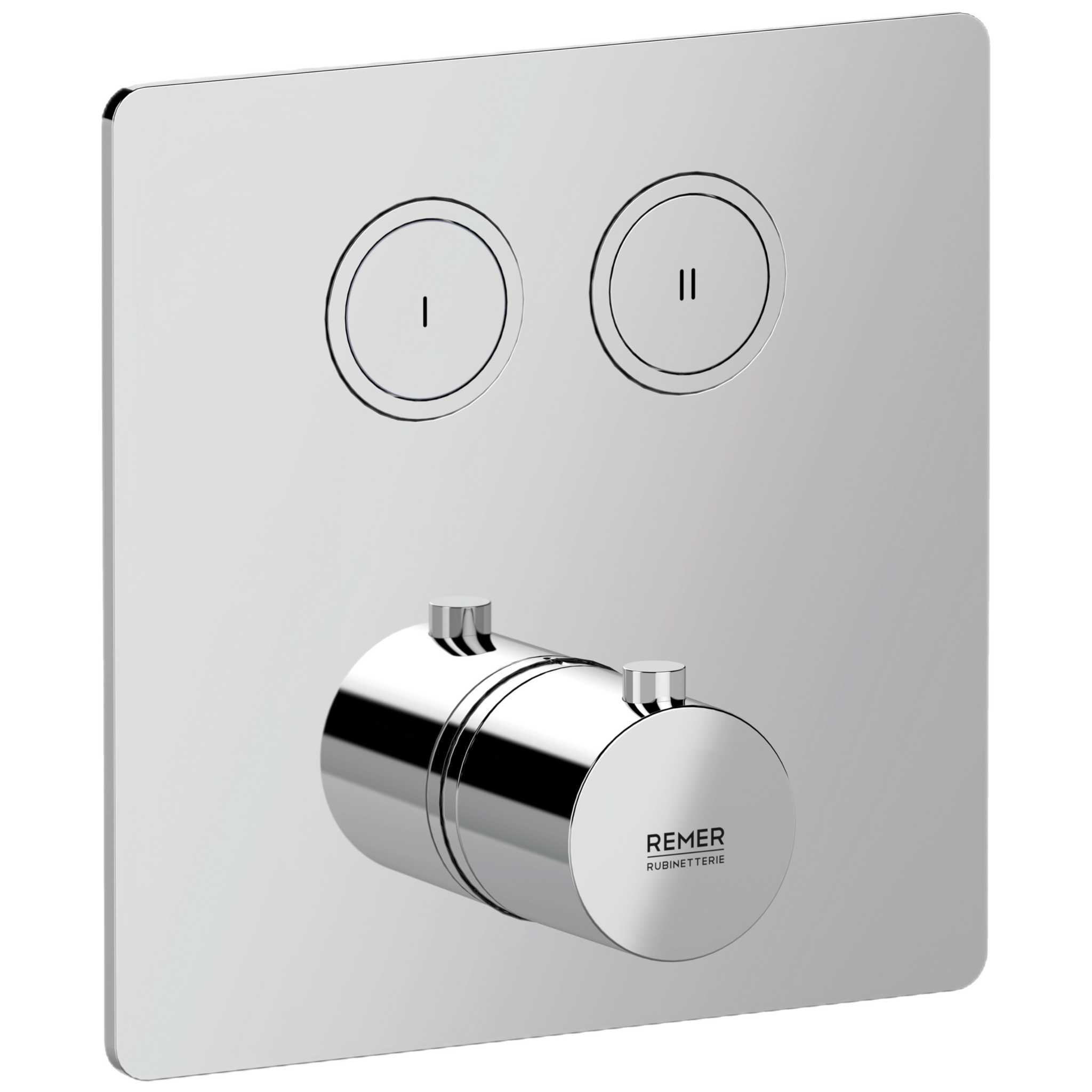 Смеситель термостатический для душа Remer X Style X99QD2KB. Хром