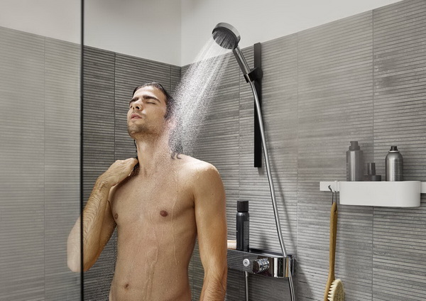 Ручной душ Hansgrohe Pulsify Select 105, 3jet, Activation, хром, 24100000