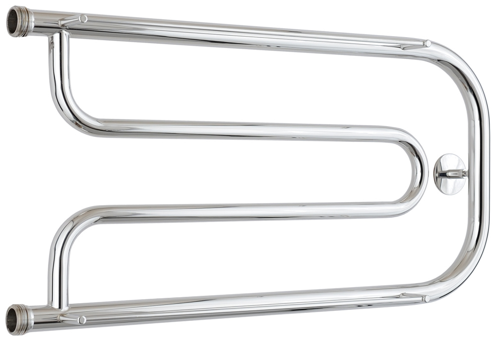 Водяной полотенцесушитель Стилье Дуэт 2 полки 320х650 резьба-сгон 1", Без покрытия, арт.00015-3265