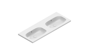 Раковина Catalano Alvea 120х46, арт.0621222001, на 2 чаши