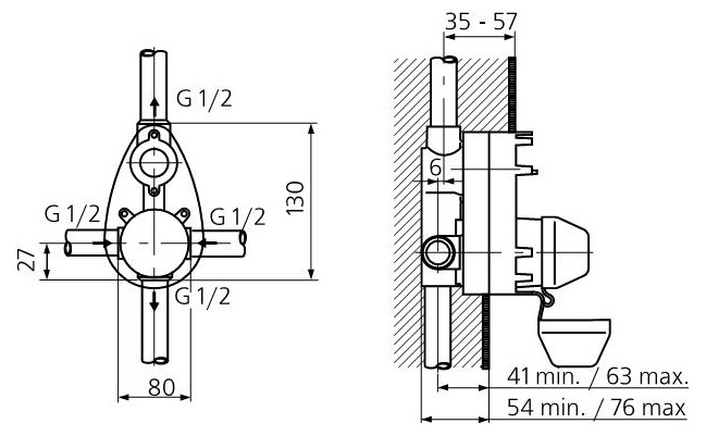 Скрытая часть Ideal Standard Attitude A2650NU