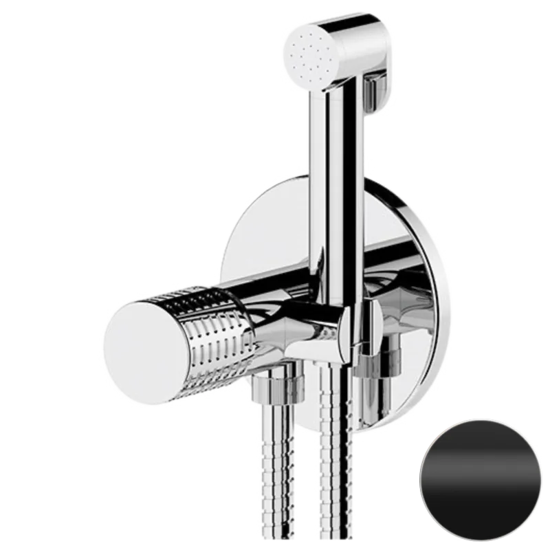 Гигиенический душ со смесителем Remer Celebrity CEC65WNO, черный матовый