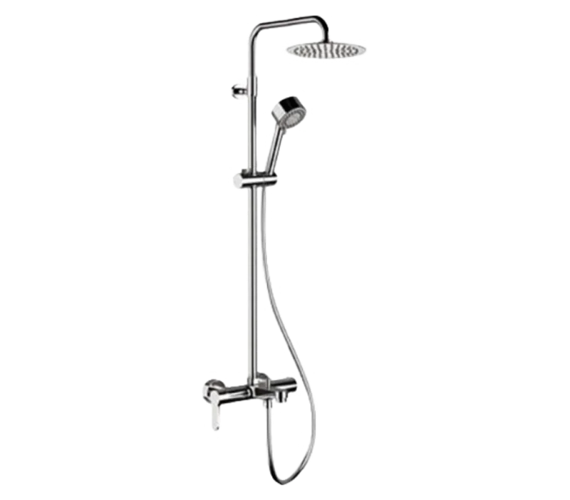 Душевая система с изливом Remer Winner W34AUFM20, хром