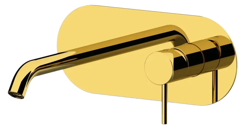 Смеситель для раковины Remer X Style X15DO, золото глянцевое